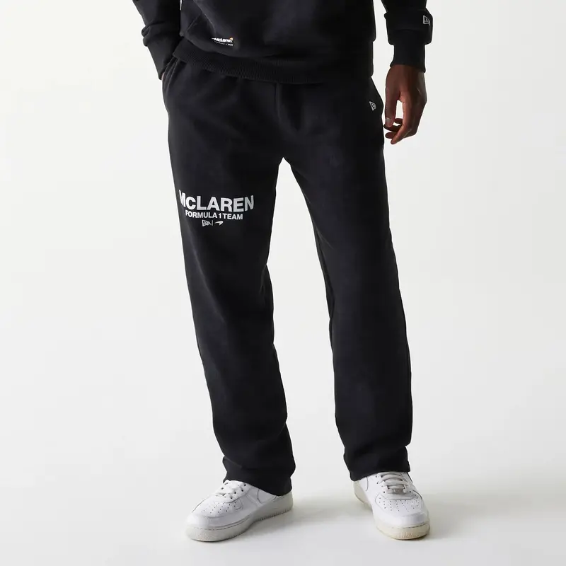 McLaren Racing Black Straight Leg Joggers