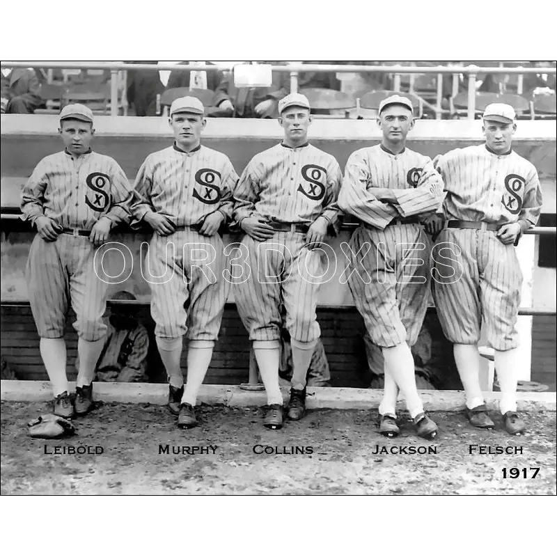 1917 Chicago White Sox 11X14 Photo - Jackson Liebold Murphy Felsch Collins - 856