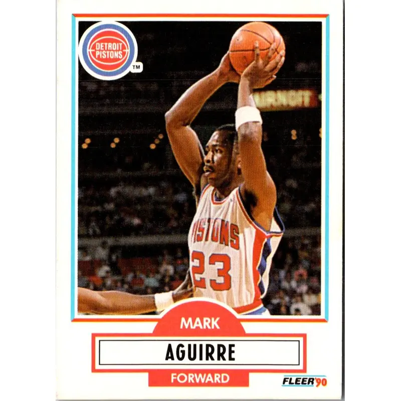 1990 Fleer Mark Aguirre #54