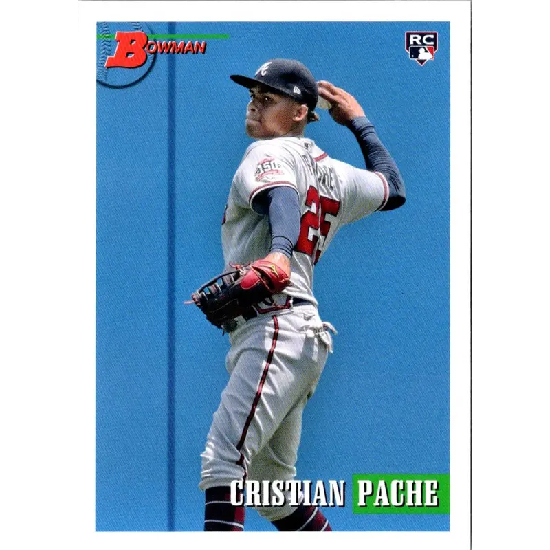 2021 Bowman Heritage Black & White Cristian Pache #13