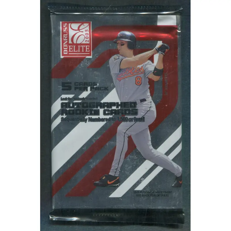2005 Donruss Elite Baseball Unopened Pack (5)