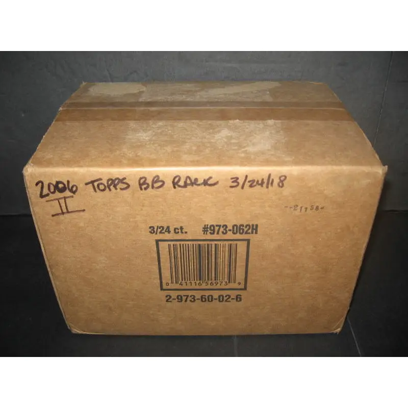 2006 Topps Baseball Series 2 Rack Pack Case (3 Box)