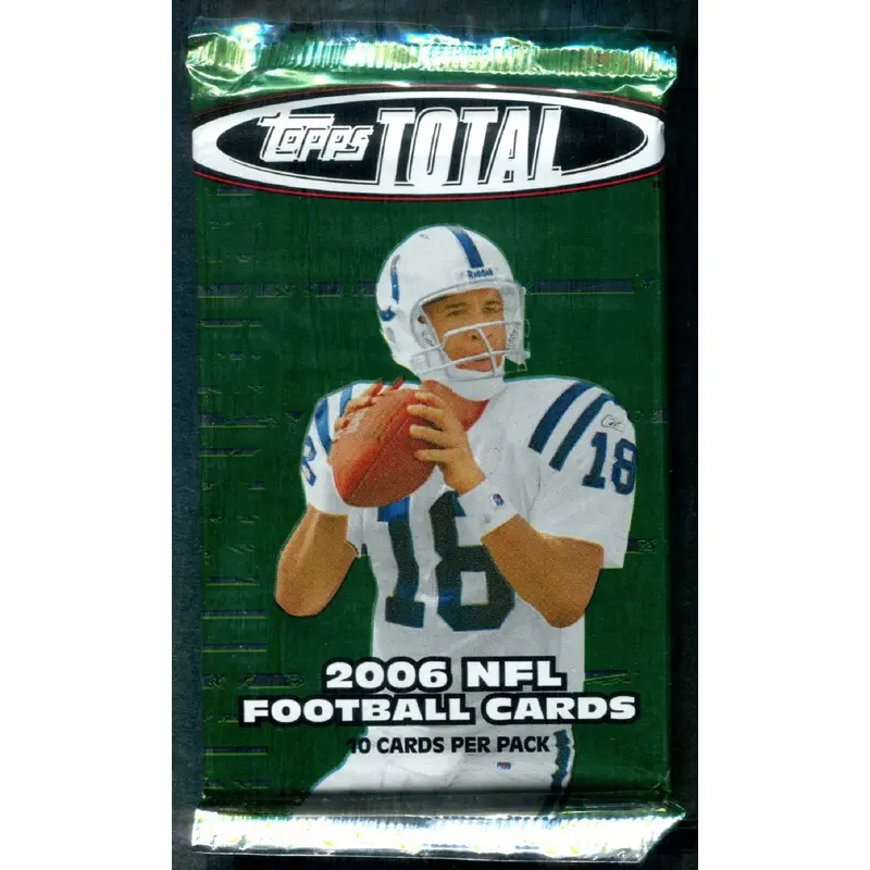 2006 Topps Total Football Unopened Pack (10)