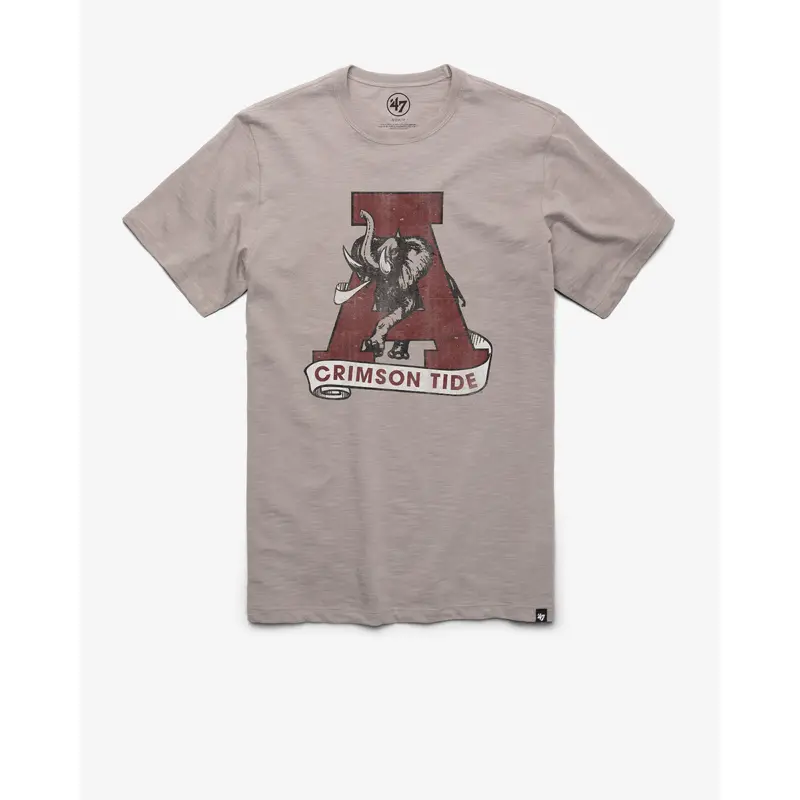 ALABAMA CRIMSON TIDE VINTAGE GRIT '47 SCRUM TEE