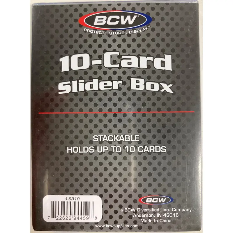 BCW 10-CARD SLIDER BOX