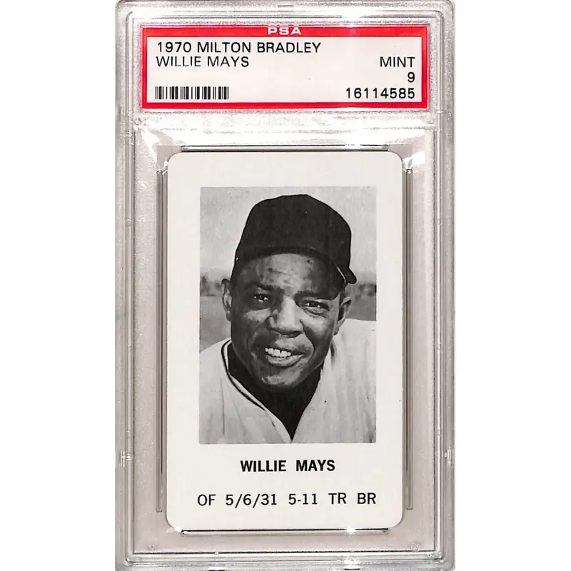 Willie Mays 1970 Milton Bradley PSA 9 Mint