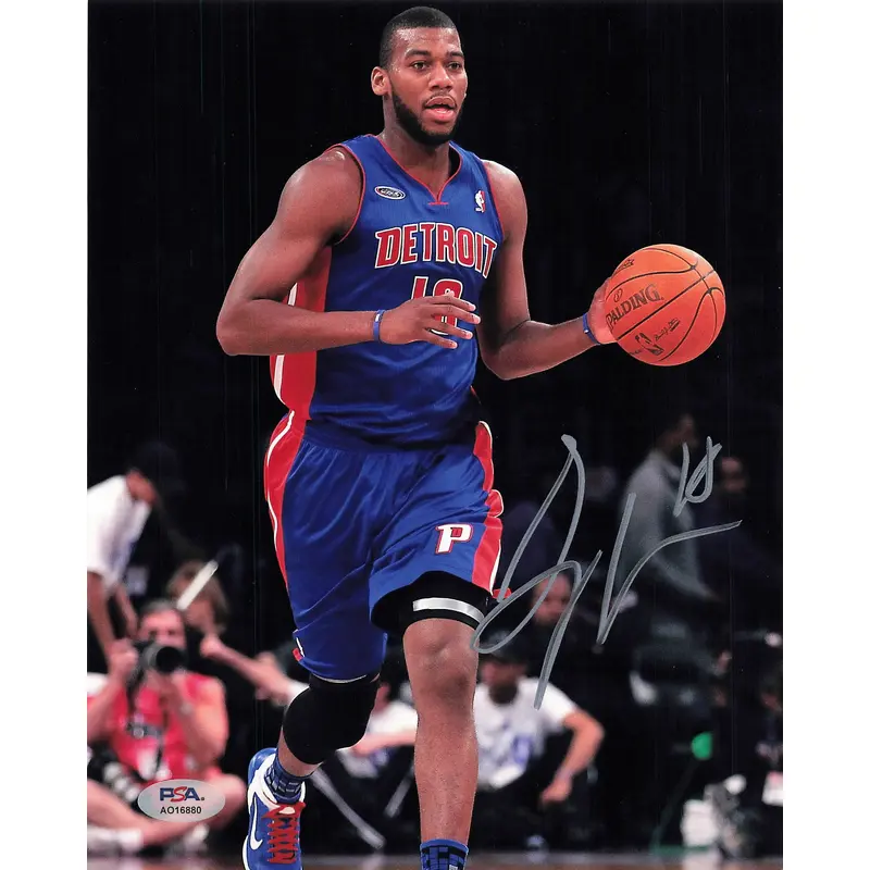 Greg Monroe signed 8x10 photo PSA/DNA Detroit Pistons Autographed