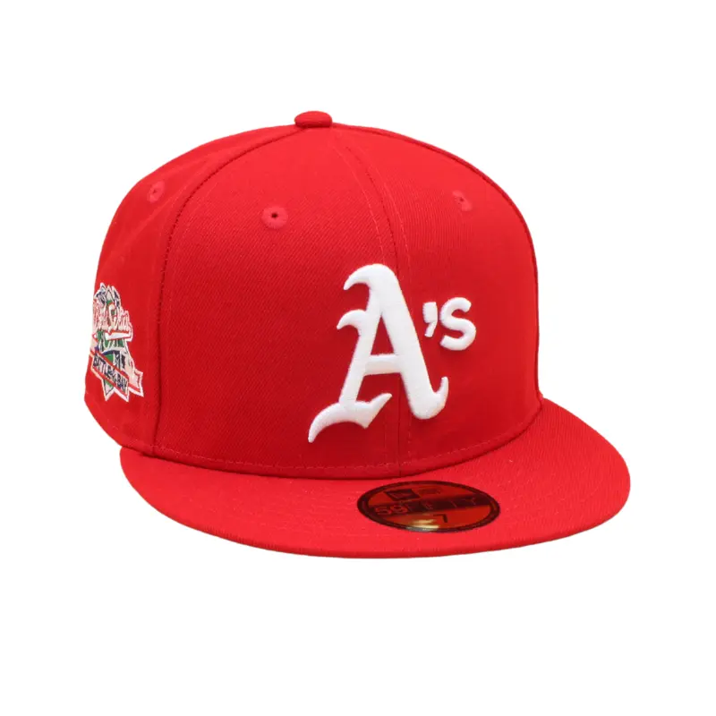 Oakland Athletics Cooperstown 59Fifty Fitted World Series 1989 - Scarlet