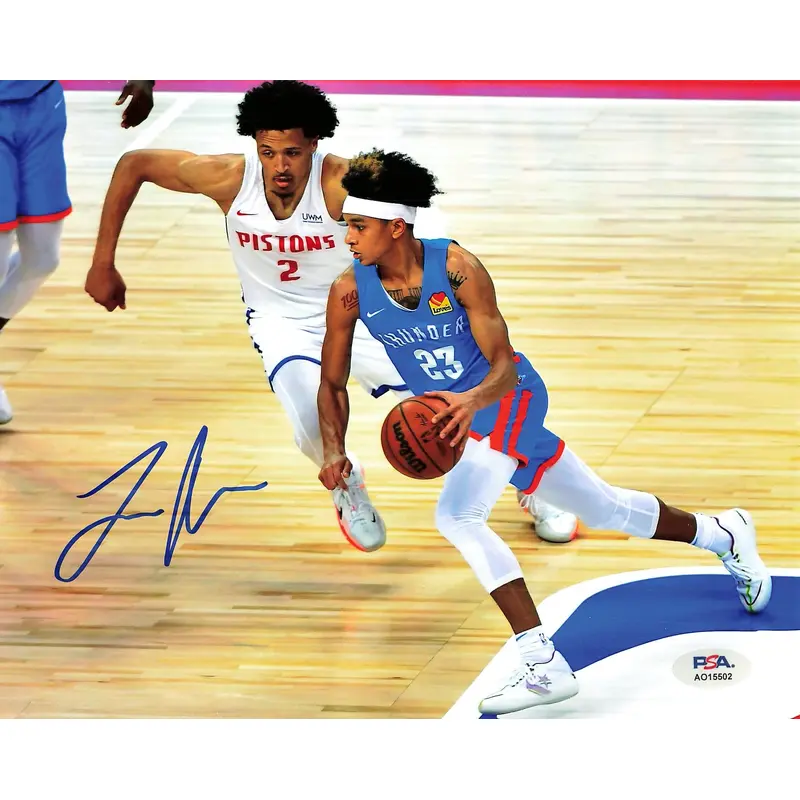 TRE MANN signed 8x10 photo PSA/DNA Oklahoma City Thunder Autographed