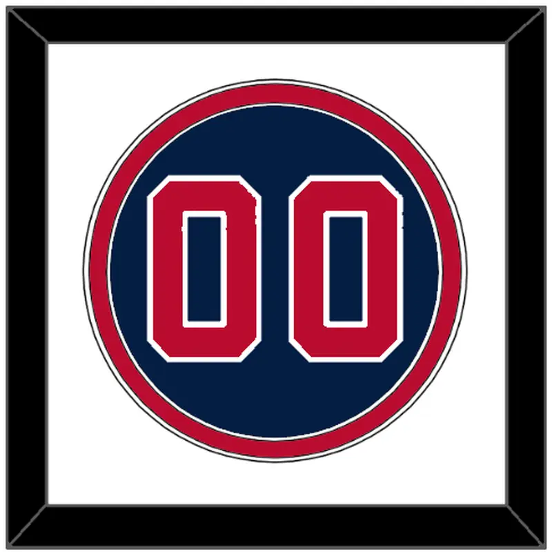 Washington Number - Alternate Blue - Double Mat 1