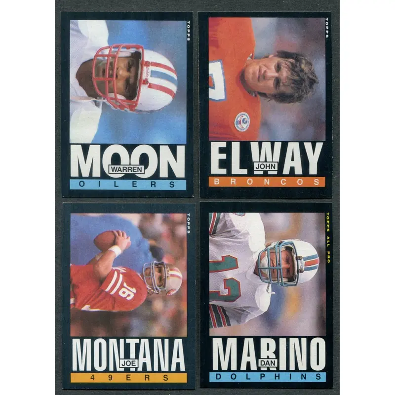 1985 Topps Football Complete Set NM (396) (24-465)