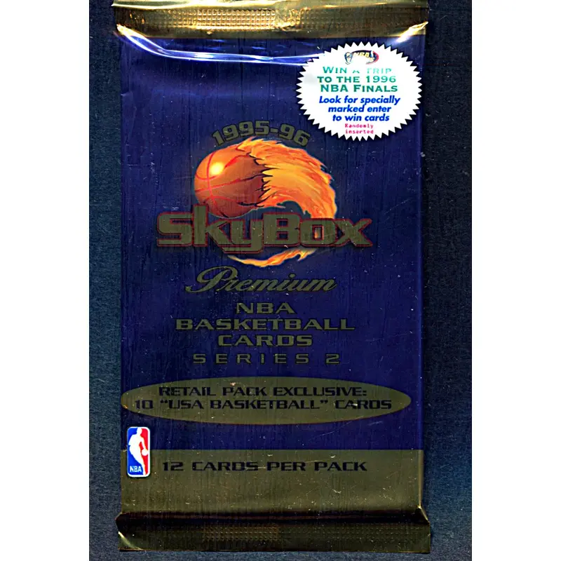 1995/96 Skybox Basketball Unopened Series 2 Pack (Retail) (12)