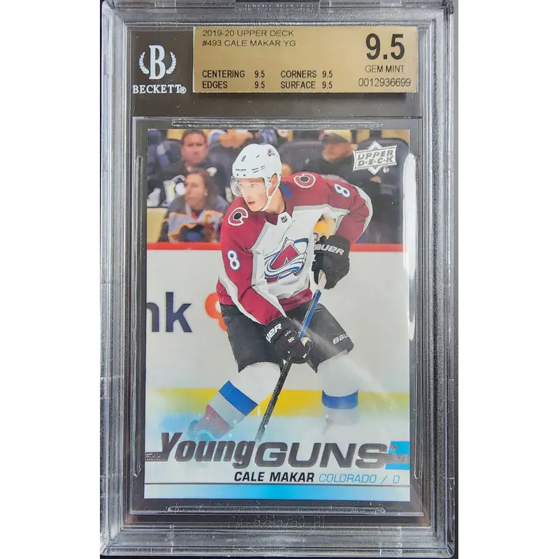 Cale Makar 2019 Upper Deck #493 BGS 9.5 Gem Mint