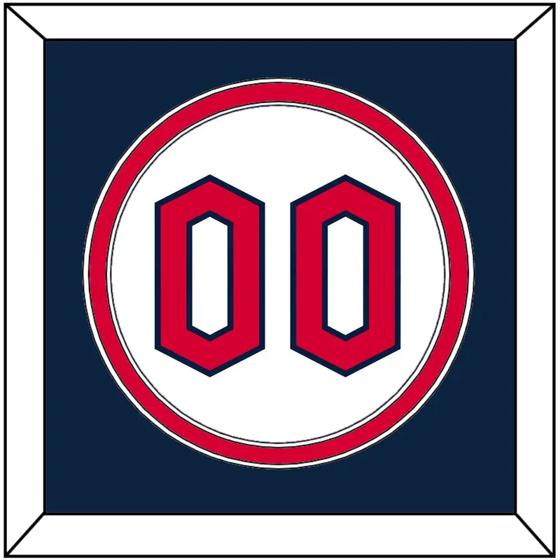 Cleveland Number - Home White - Double Mat 3