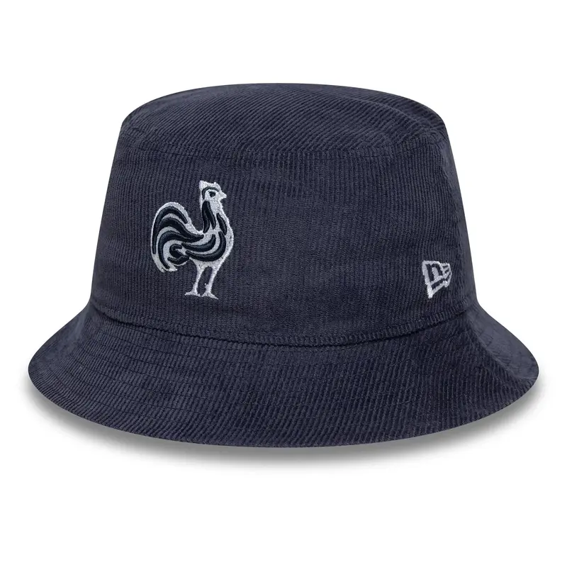 French Federation Of Rugby Cord Navy Bucket Hat