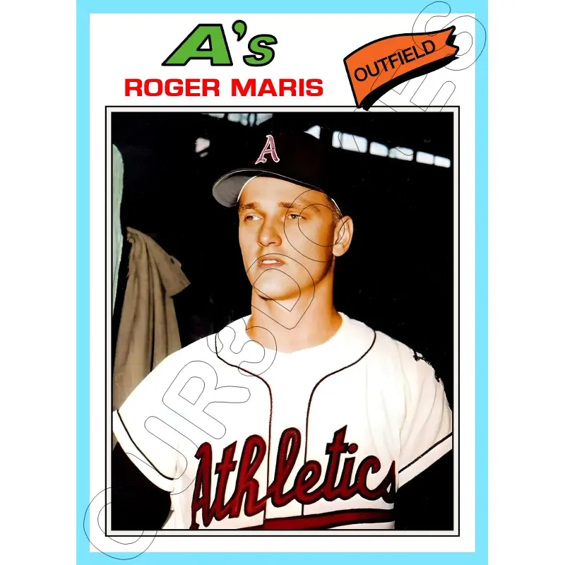 Roger Maris 1977 Topps Custom Card - 4881
