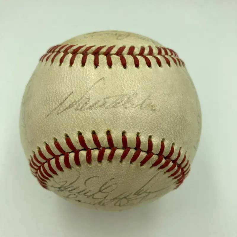 1971 Los Angeles Dodgers Team Signed Official National League Baseball