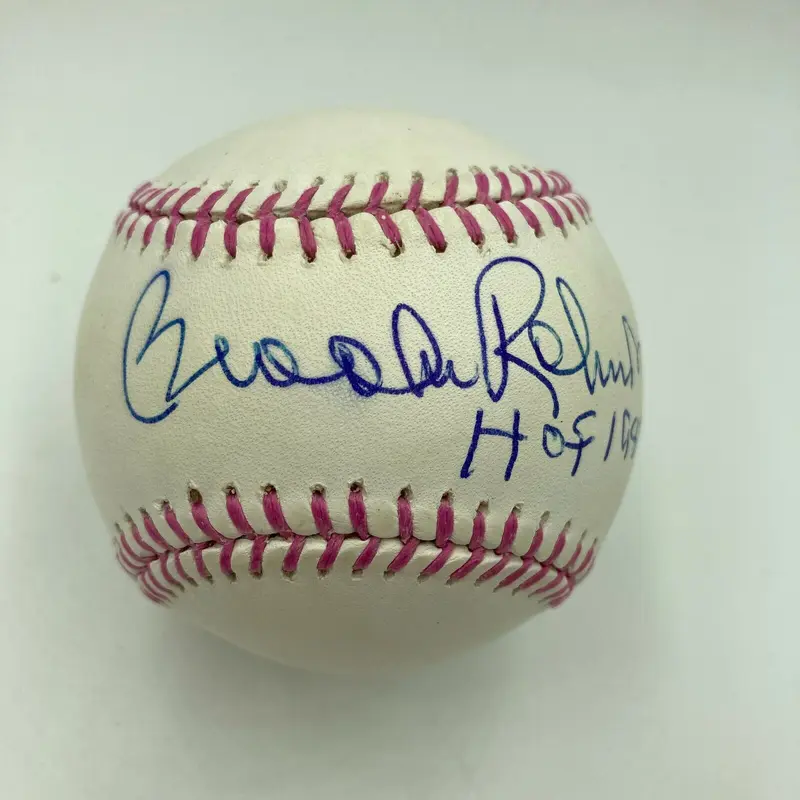Brooks Robinson HOF 1983 Signed Mother's Day Major League Baseball JSA COA