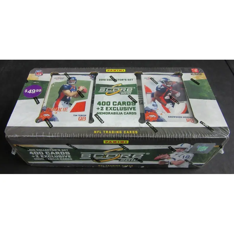 2010 Panini Score Football Factory Set (Memorabila Cards)