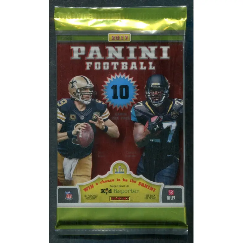 2017 Panini Football Unopened Pack (10 Cards)