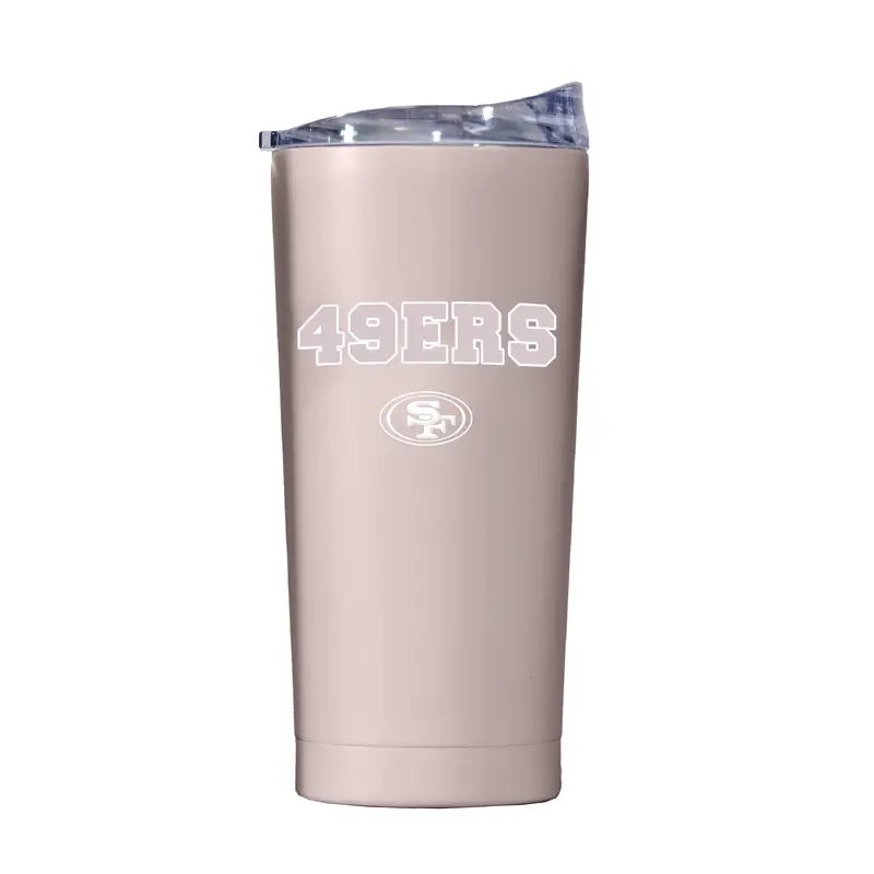 San Francisco 49ers 20oz Stencil Powder Coat Tumbler