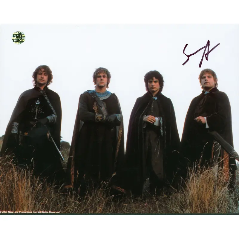Sean Astin Lord of the Rings Authentic Signed 8x10 Photo Wizard World #008476