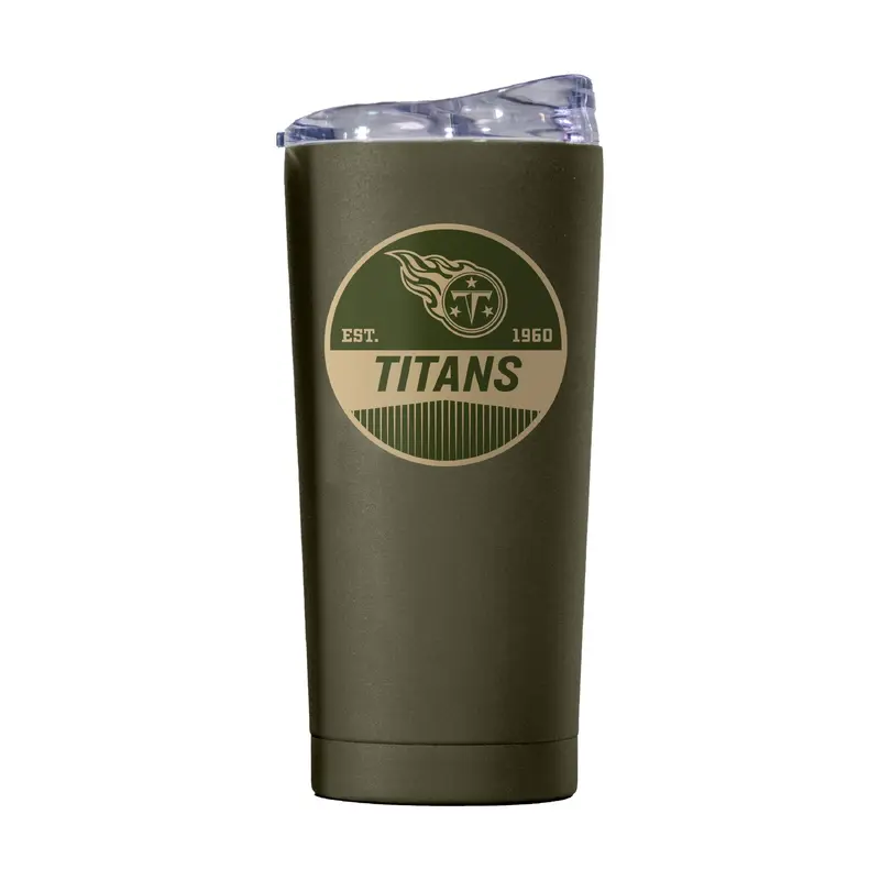 Tennessee Titans 20oz Badge Powder Coat Tumbler