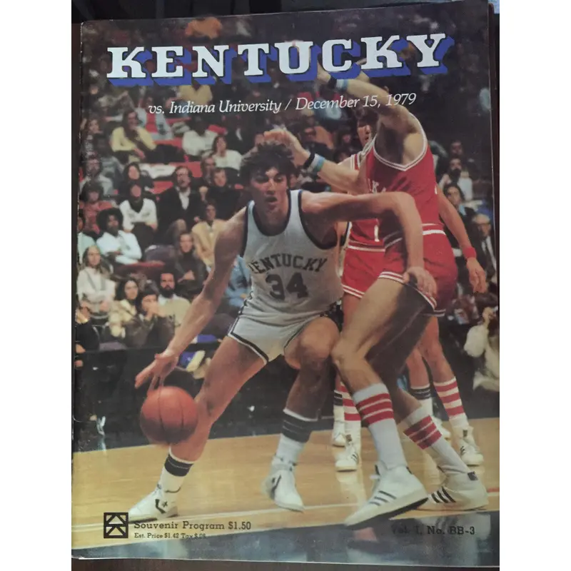 1979 University of Kentucky vs Indiana University Basketball Program, Rupp Arena
