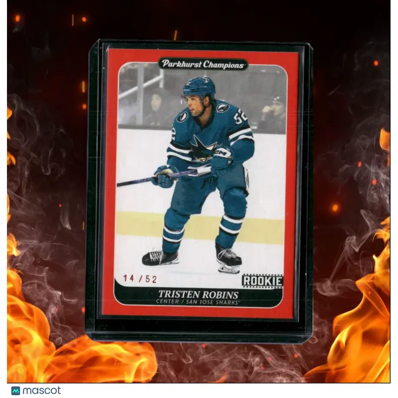 2023-24 Parkhurst Champions Tristen Robins Red Rookie 14/52 #17