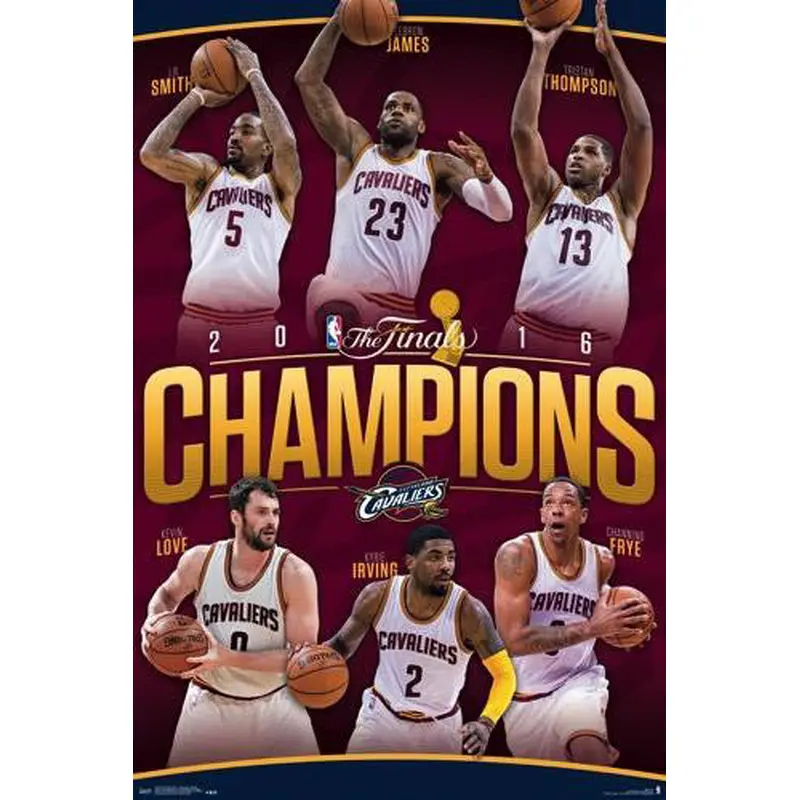Cleveland Cavaliers 2016 NBA Champions Commemorative Poster - Trends Int'l.