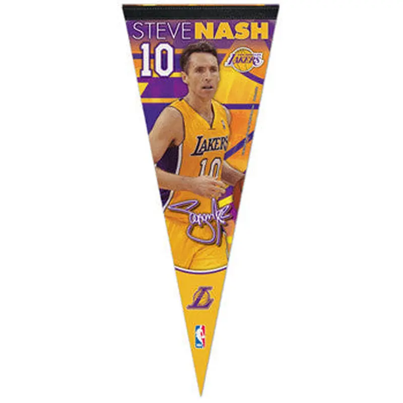 Steve Nash "Signature" Lakers 2012 NBA Premium Felt Collector's Pennant - Wincraft Inc.