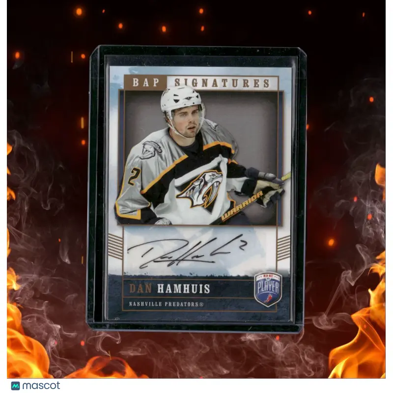 2006-07 Be A Player Signatures Dan Hamhuis Auto #DA