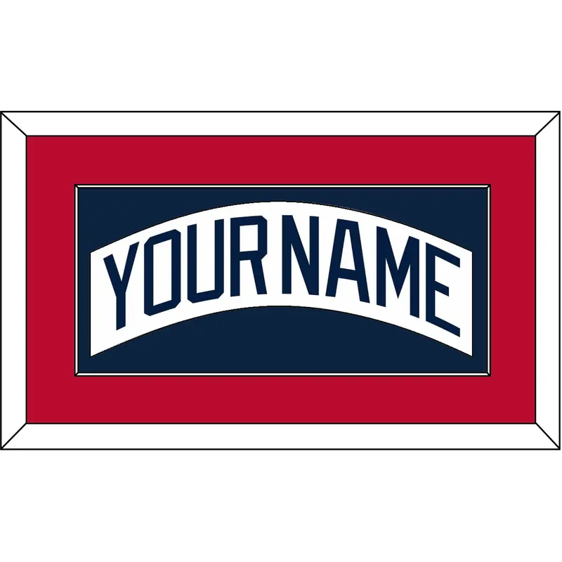 Atlanta Nameplate - Home White (1987-2004) - Single Mat 3