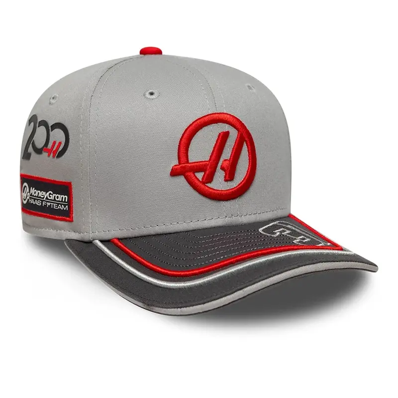 MoneyGram Hass F1 Esteban Ocon 200th Race Dark Grey 9SEVENTY Snapback Adjustable Cap