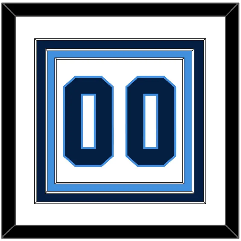 Pittsburgh Number (Back) - Home White (1977-1980) - Triple Mat 1