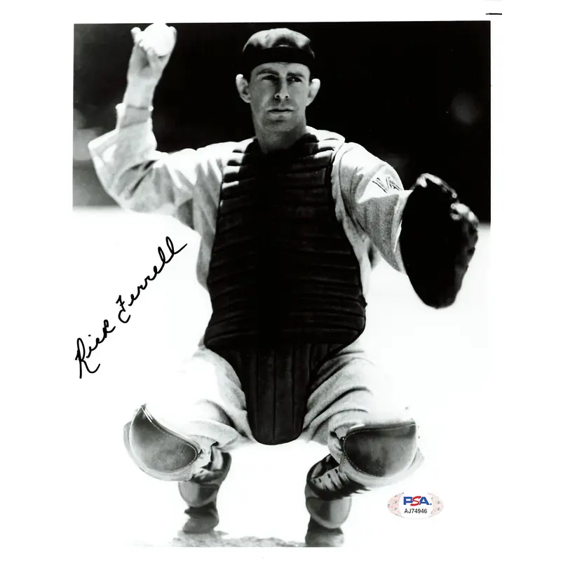RICK FERRELL signed 8x10 photo PSA/DNA Boston Red Sox Autographed