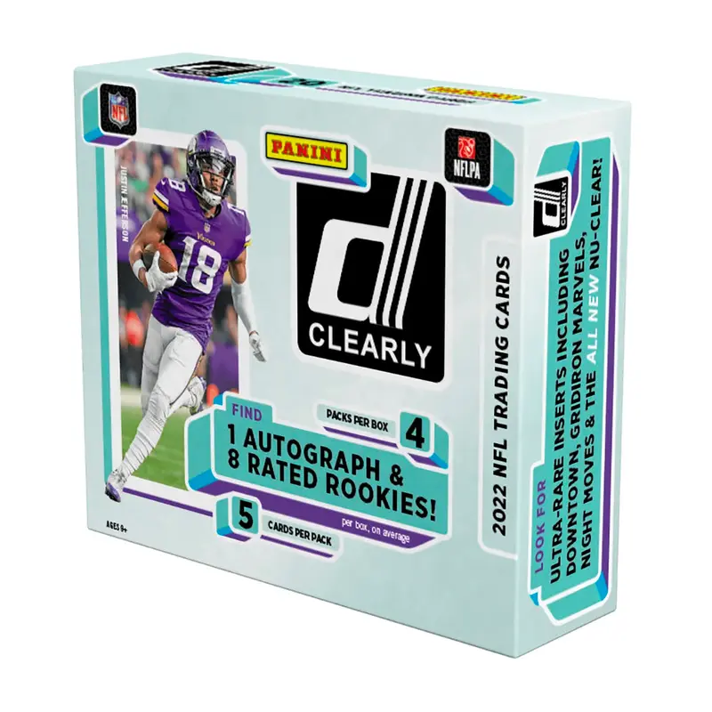 2022 Panini Clearly Donruss Football Hobby Box