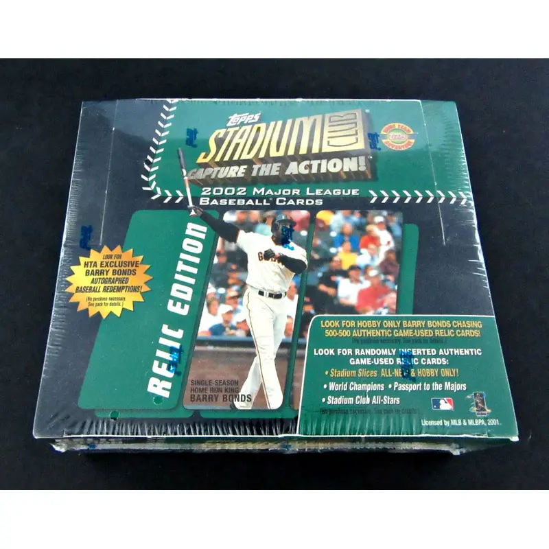 2002 Topps Stadium Club Baseball Jumbo Box (HTA)