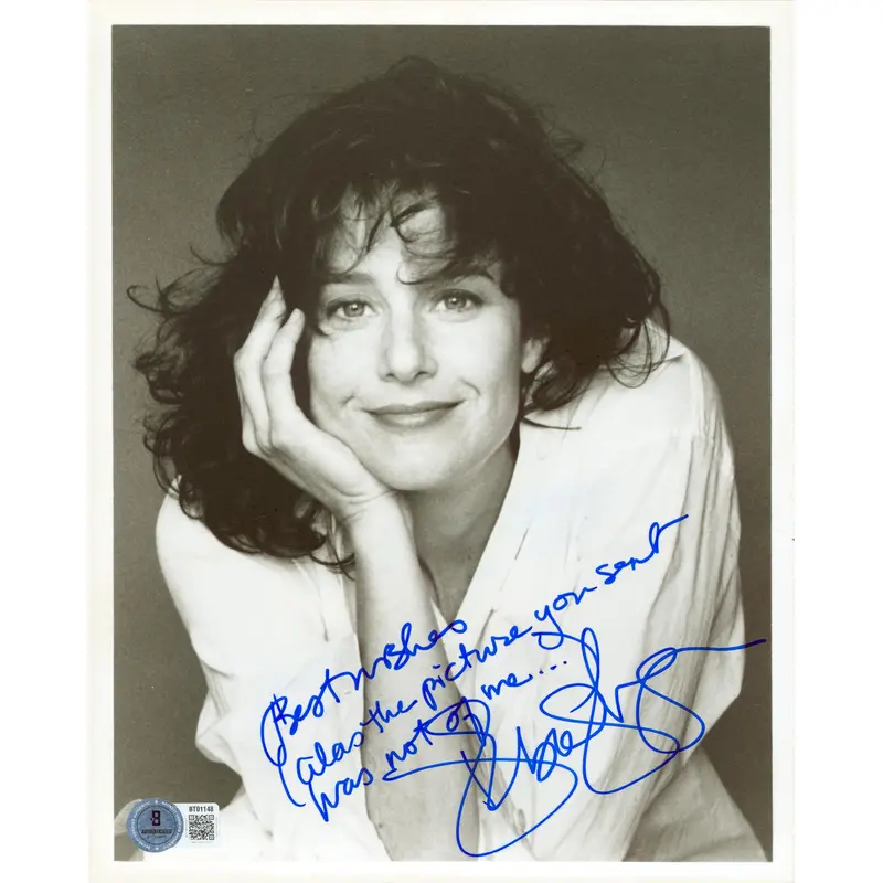 Deborah Winger Black Widow "Best Wishes Alas..." Signed 8x10 Photo BAS #BT01148