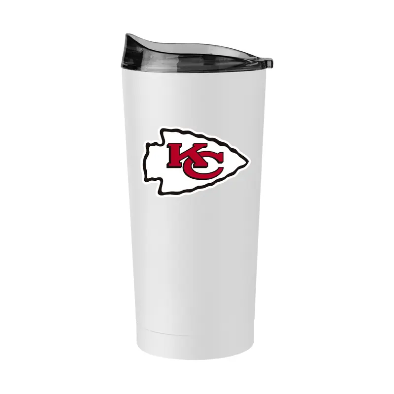 Kansas City Chiefs White 20oz Swagger Powder Coat Tumbler