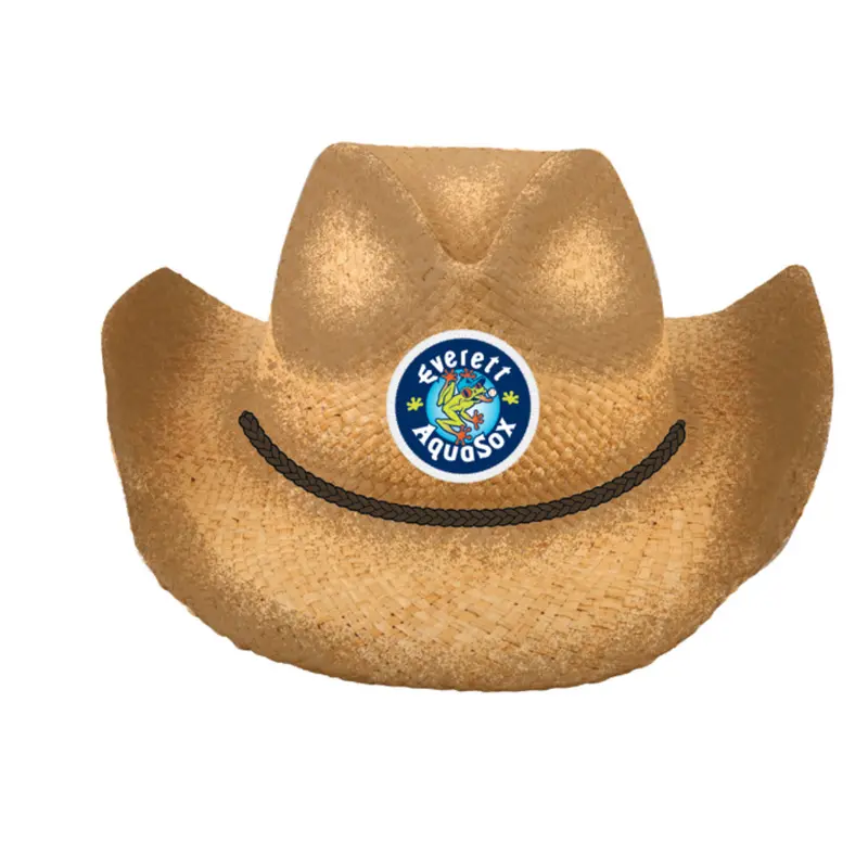 Everett AquaSox Straw Cowboy Hat