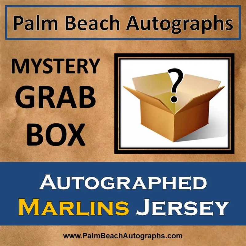 MYSTERY GRAB BOX - Autographed Miami Marlins Baseball Jersey
