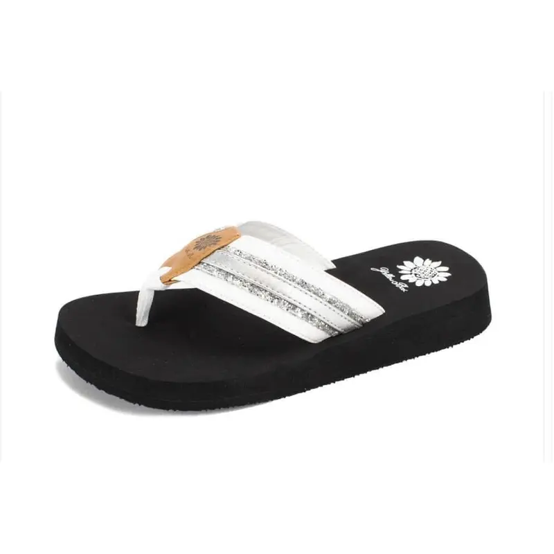 Yellow Box Flip Flops