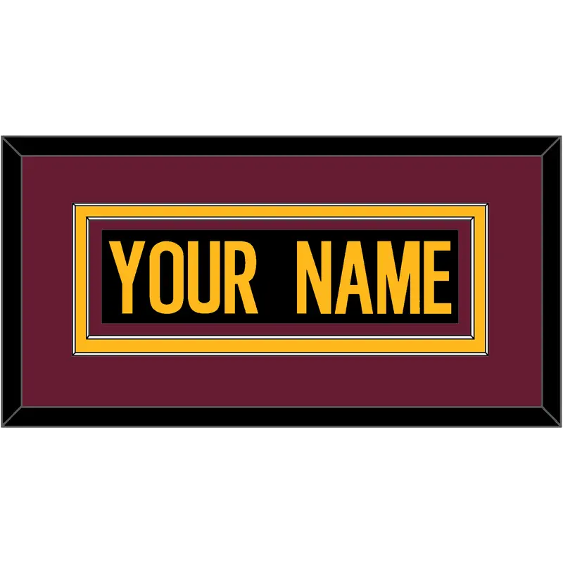 Washington Nameplate - Alternate Black - Double Mat 3