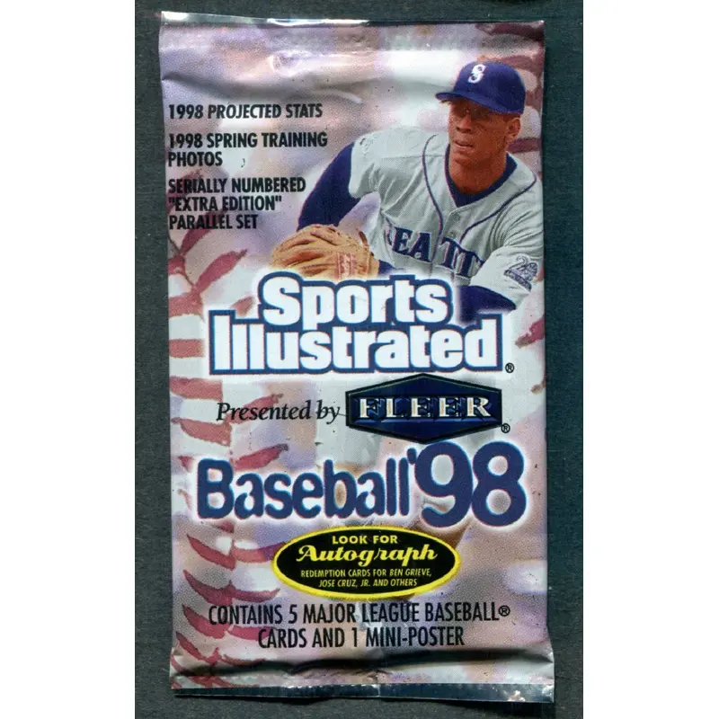 1998 Fleer Sports Illustrated Baseball Unopened Pack