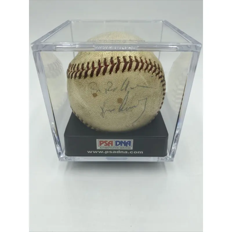 President John F. Kennedy Single Signed Baseball 1961 First Pitch JFK PSA DNA