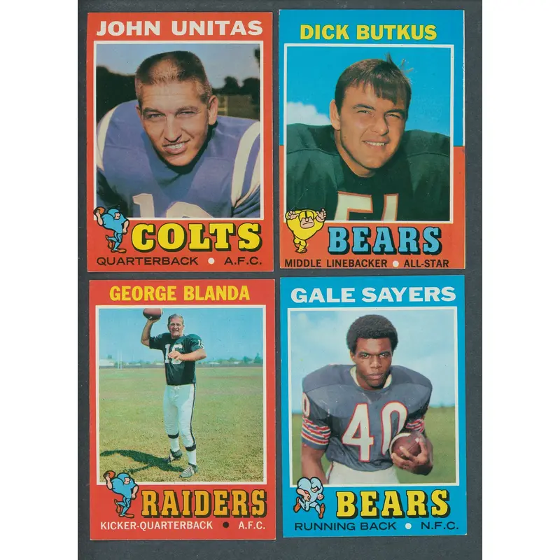 1971 Topps Football Near Set (259/263) NM (#1)