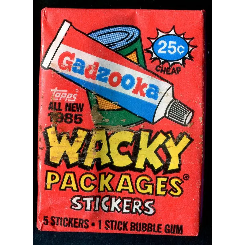 1985 Topps Wacky Packages Unopened Wax Pack