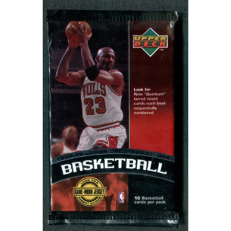 1998/99 Upper Deck Basketball Unopened Series 1 Pack (/10)