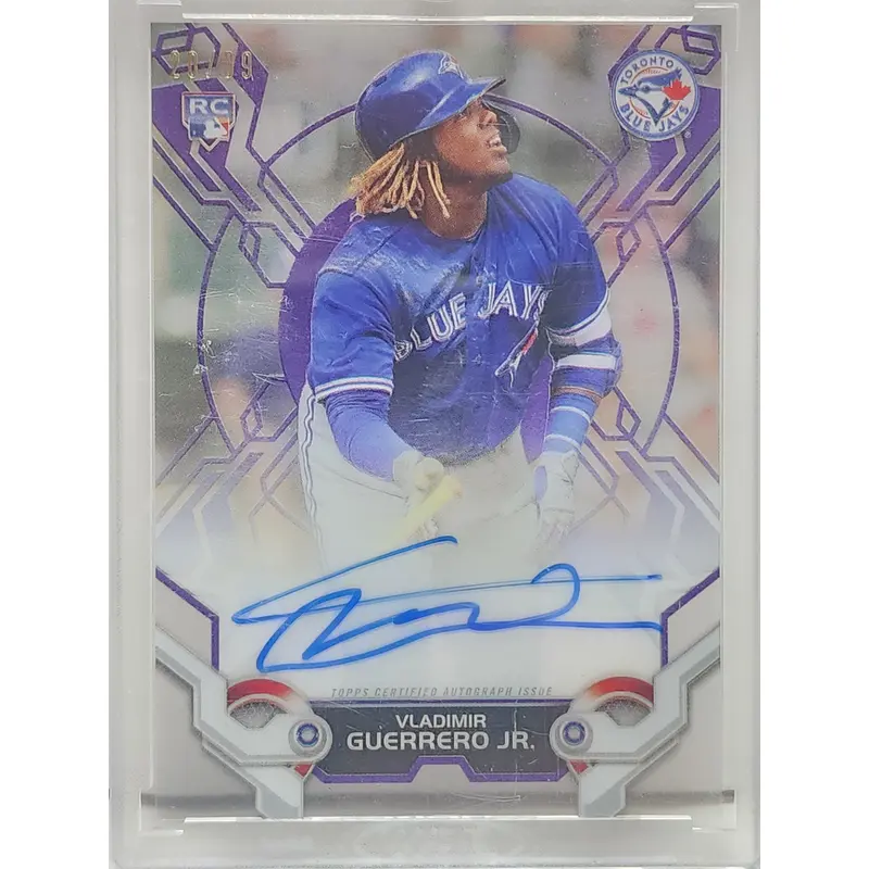 Vladimir Guerrero Jr. 2019 Topps High Tek Purple Rookie Auto #20/99